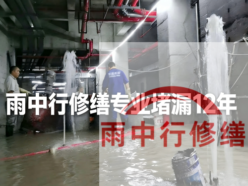 淮南某污水处理厂钢筋混凝土池堵漏案例