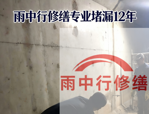 淮南某商场电梯井堵漏案例